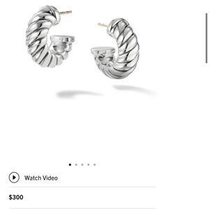 David Yurman Cable Classics Earrings 925 Silver